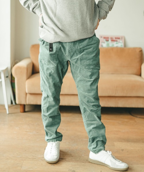 gym master（ジムマスター）の「ストレッチコーデュロイベーカーパンツ（カーゴパンツ・メンズ・オリーブ/グリーン/その他/セージグリーン/マスタード/その他1/ライトベージュ・SMALL/MEDIUM/LARGE/X-LARGE）」の21枚目の写真