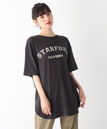 Cutie Blonde | 【S-L】カレッジロゴTシャツワンピース(ワンピース)