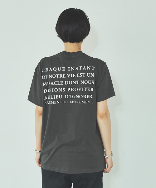 Rouge vif Anna（ルージュヴィフアンナ）の「フロントバックロゴTシャツ（Tシャツ/カットソー・レディース・ホワイト/スミクロ・フリー）」の15枚目の写真