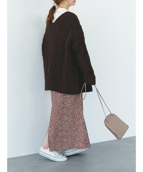 SLURR（スラ―）の「ケーブルルーズカーディガン（カーディガン/ボレロ・レディース・モカ/チョコ/その他8・FREE）」の18枚目の写真