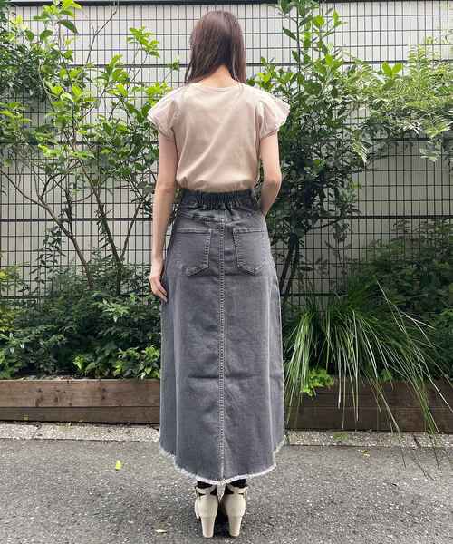 MAJESTIC LEGON(マジェスティックレゴン)の「レディコンシャストップス(Tシャツ/カットソー・レディース・ベージュ系その他2/ホワイト系その他2/ブラウン系その他2・MEDIUM/SMALL)」の8枚目の写真