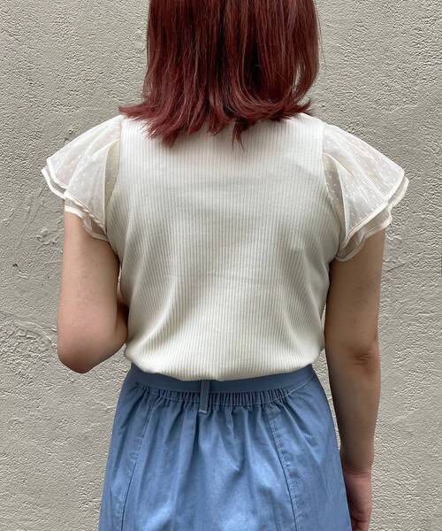 MAJESTIC LEGON(マジェスティックレゴン)の「レディコンシャストップス(Tシャツ/カットソー・レディース・ベージュ系その他2/ホワイト系その他2/ブラウン系その他2・MEDIUM/SMALL)」の18枚目の写真