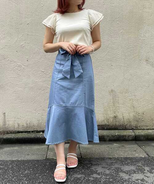 MAJESTIC LEGON(マジェスティックレゴン)の「レディコンシャストップス(Tシャツ/カットソー・レディース・ベージュ系その他2/ホワイト系その他2/ブラウン系その他2・MEDIUM/SMALL)」の19枚目の写真