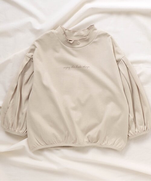 apres les cours(アプレレクール)の「メローハイネックTシャツ(Tシャツ/カットソー・キッズ・ミント/チャコール/アイボリー/ラベンダー・100/140/120/110/130/80/90)」の13枚目の写真