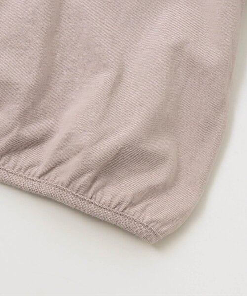 apres les cours(アプレレクール)の「メローハイネックTシャツ(Tシャツ/カットソー・キッズ・ミント/チャコール/アイボリー/ラベンダー・100/140/120/110/130/80/90)」の21枚目の写真