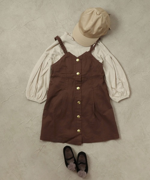 apres les cours(アプレレクール)の「メローハイネックTシャツ(Tシャツ/カットソー・キッズ・ミント/チャコール/アイボリー/ラベンダー・100/140/120/110/130/80/90)」の22枚目の写真