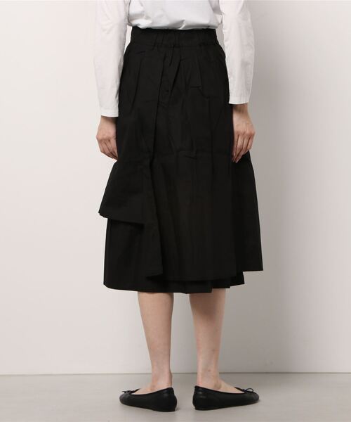 Figments（フィグメンツ）の「アシンメトリーロングスカート（スカート・レディース・ブラック/ホワイト・FREE）」の7枚目の写真