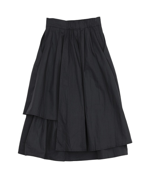 Figments（フィグメンツ）の「アシンメトリーロングスカート（スカート・レディース・ブラック/ホワイト・FREE）」の6枚目の写真