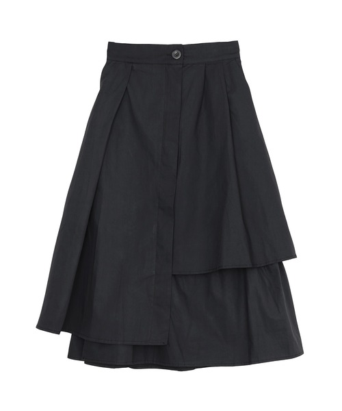 Figments（フィグメンツ）の「アシンメトリーロングスカート（スカート・レディース・ブラック/ホワイト・FREE）」の14枚目の写真