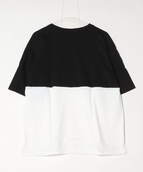 BEATJIVE(ビートジャイブ)の「切り替え ビッグシルエット Tシャツ Heavy Weight レディース(Tシャツ/カットソー・レディース・ホワイト系その他/ブラック系その他・MEDIUM/LARGE/X-LARGE)」の10枚目の写真
