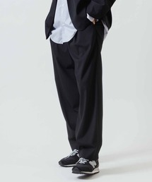 ADAM ET ROPE' | 【Carreman】ワイドイージーパンツ/ストレッチ性/シーズンレス/セットアップ対応(スラックス)