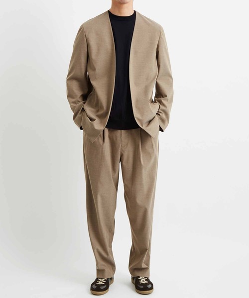 ADAM ET ROPE'（アダムエロペ）の「ワイドイージーパンツ/ストレッチ性/シーズンレス（スラックス・メンズ・ブラック/グレー/キャメル/イエロー系その他3・S/M/L）」の18枚目の写真