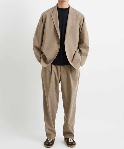 ADAM ET ROPE'（アダムエロペ）の「ワイドイージーパンツ/ストレッチ性/シーズンレス（スラックス・メンズ・ブラック/グレー/キャメル/イエロー系その他3・S/M/L）」の12枚目の写真