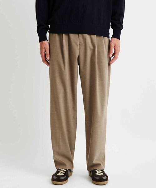 ADAM ET ROPE'（アダムエロペ）の「ワイドイージーパンツ/ストレッチ性/シーズンレス（スラックス・メンズ・ブラック/グレー/キャメル/イエロー系その他3・S/M/L）」の9枚目の写真