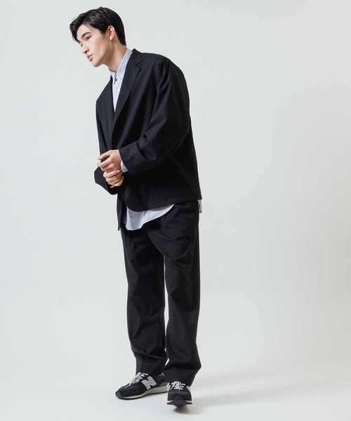 ADAM ET ROPE'（アダムエロペ）の「ワイドイージーパンツ/ストレッチ性/シーズンレス（スラックス・メンズ・ブラック/グレー/キャメル/イエロー系その他3・S/M/L）」の22枚目の写真