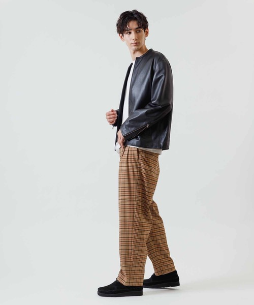 ADAM ET ROPE'（アダムエロペ）の「ワイドイージーパンツ/ストレッチ性/シーズンレス（スラックス・メンズ・ブラック/グレー/キャメル/イエロー系その他3・S/M/L）」の21枚目の写真