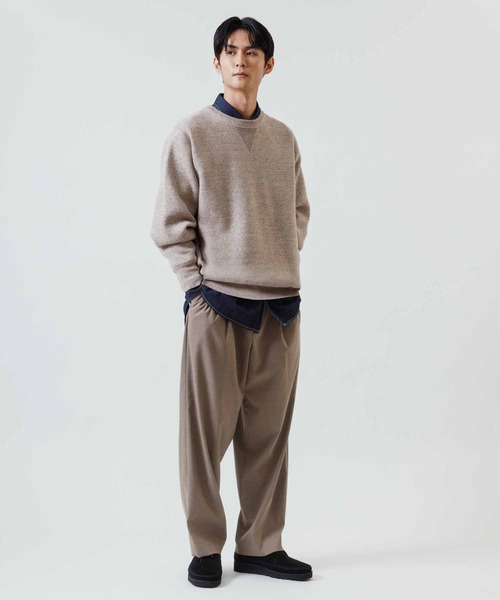 ADAM ET ROPE'（アダムエロペ）の「ワイドイージーパンツ/ストレッチ性/シーズンレス（スラックス・メンズ・ブラック/グレー/キャメル/イエロー系その他3・S/M/L）」の20枚目の写真