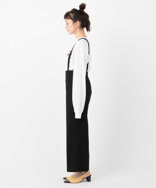 JOURNAL STANDARD relume（ジャーナルスタンダード　レリューム）の「T/Rストレッチサイドボタンサロペット◆（サロペット/オーバーオール・レディース・ブラック/キャメル・36/38）」の19枚目の写真