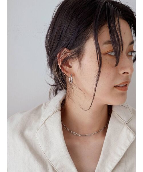 Ungrid（アングリッド）の「フープピアス（ピアス（両耳用）・レディース・シルバー/ゴールド・FREE）」の5枚目の写真