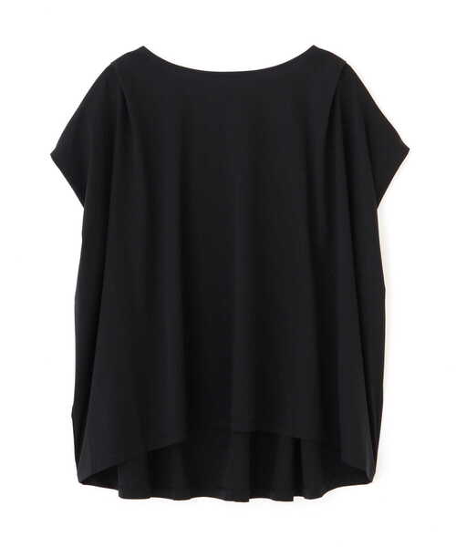 NATURAL BEAUTY BASIC（ナチュラルビューティーベーシック）の「オーガニックコットンショルダータックフォルムカットソー（Tシャツ/カットソー・レディース・ブラック/ベージュ/ラベンダー・MEDIUM）」の4枚目の写真