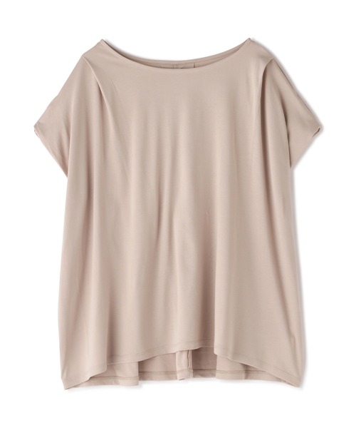 NATURAL BEAUTY BASIC（ナチュラルビューティーベーシック）の「オーガニックコットンショルダータックフォルムカットソー（Tシャツ/カットソー・レディース・ブラック/ベージュ/ラベンダー・MEDIUM）」の22枚目の写真