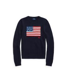 POLO RALPH LAUREN | フラッグ コットン クルーネック セーター(ニット/セーター)