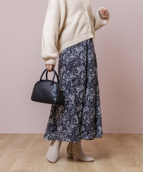 flower（フラワー）の「カームブルームスカート（スカート・レディース・ブラック/ラベンダー・FREE）」の15枚目の写真