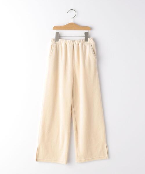 green label relaxing（グリーンレーベルリラクシング）の「TJ GLR ベロアパンツ 100cm-130cm（その他パンツ・キッズ・オフホワイト/ライトブルー・130cm/120cm/100cm/110cm）」の2枚目の写真