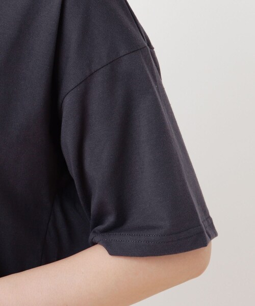 Cutie Blonde（キューティーブロンド）の「◆バックアニマルプリントビッグT（Tシャツ/カットソー・レディース・ベージュ/チャコールグレー/オフホワイト/カーキ・00）」の12枚目の写真