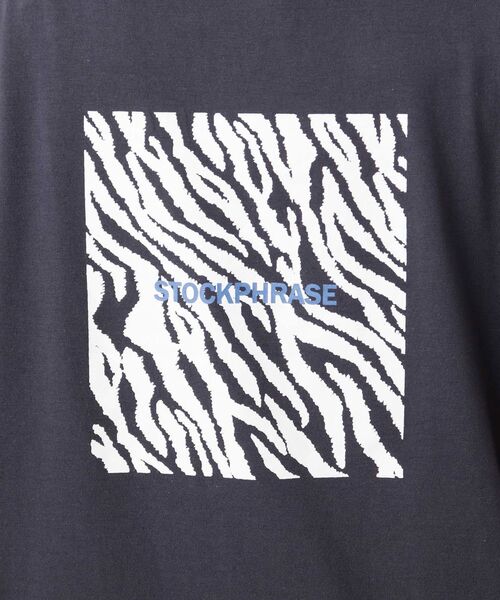 Cutie Blonde（キューティーブロンド）の「◆バックアニマルプリントビッグT（Tシャツ/カットソー・レディース・ベージュ/チャコールグレー/オフホワイト/カーキ・00）」の15枚目の写真