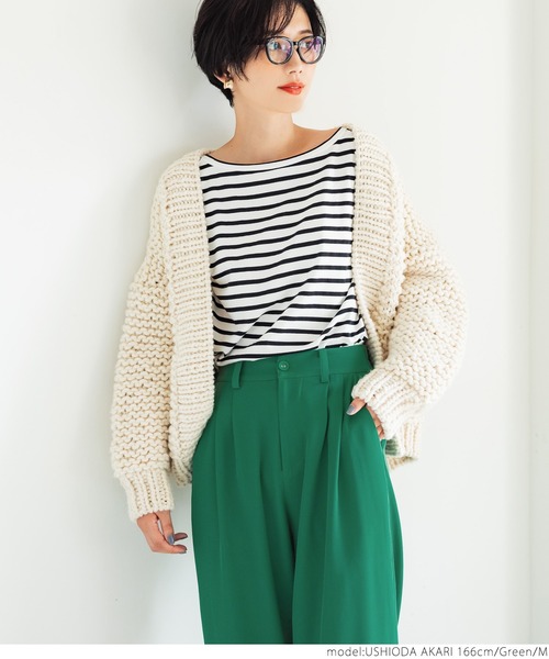 coca（coca）（コカ）の「＼＼新色登場／／ハンサムタック落ち感パンツ（その他パンツ・レディース・ブラック/イエロー/ピンク/チャコールグレー/グリーン・M/L）」の17枚目の写真