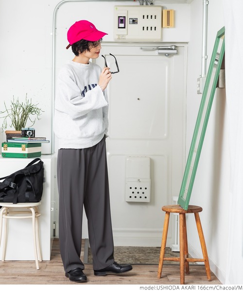 coca（coca）（コカ）の「＼＼新色登場／／ハンサムタック落ち感パンツ（その他パンツ・レディース・ブラック/イエロー/ピンク/チャコールグレー/グリーン・M/L）」の11枚目の写真