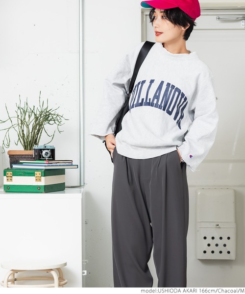 coca（coca）（コカ）の「＼＼新色登場／／ハンサムタック落ち感パンツ（その他パンツ・レディース・ブラック/イエロー/ピンク/チャコールグレー/グリーン・M/L）」の18枚目の写真