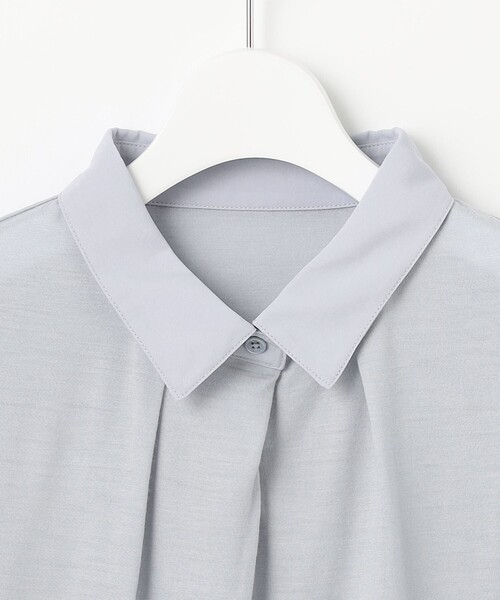 J.PRESS Ladies(J.プレス レディス)の「ウォッシャブルウールジャージー ボウタイ シャツ襟 カットソー(Tシャツ/カットソー・レディース・ピンク系/サックスブルー系/ライトグレー系/ワイン系・SMALL)」の22枚目の写真