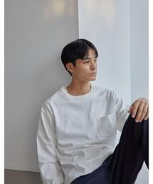 green label relaxing | ＜green label relaxing＞オーガニックヘビーウェイト クルーネック カットソー(Tシャツ/カットソー)