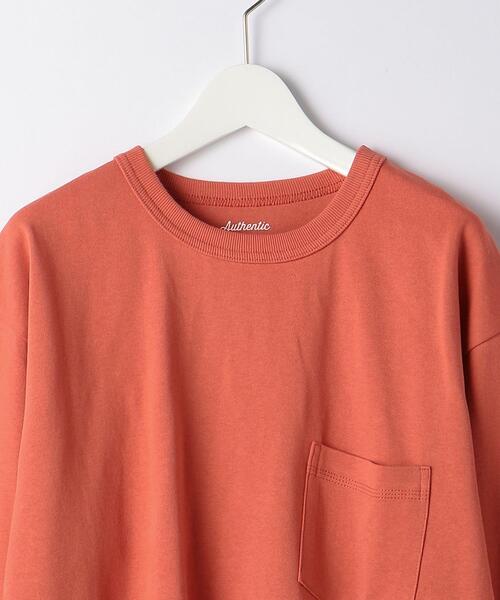 green label relaxing(グリーンレーベルリラクシング)の「<green label relaxing>オーガニックヘビーウェイト クルーネック カットソー(Tシャツ/カットソー・メンズ・ベージュ/ブラック/ホワイト/オレンジ・M/S/L/XL)」の17枚目の写真