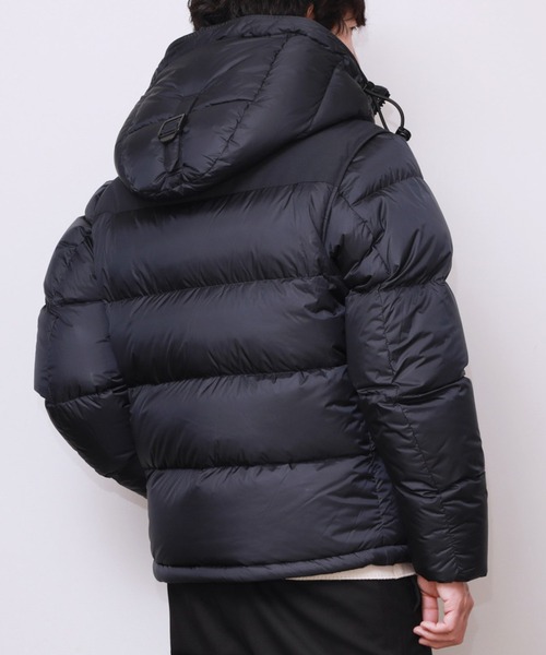 BURBERRY(バーバリー)の「BURBERRY DECHATTERABLE SLEEVE FOODED BUFFER JACKET バーバリー デタッチャブルスリーブ フーデッド ダウンジャケット(ダウンジャケット/コート・メンズ・ネイビー・MEDIUM)」の13枚目の写真