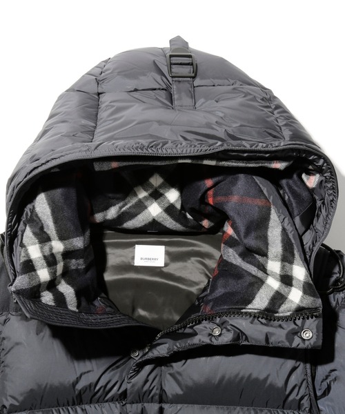 BURBERRY(バーバリー)の「BURBERRY DECHATTERABLE SLEEVE FOODED BUFFER JACKET バーバリー デタッチャブルスリーブ フーデッド ダウンジャケット(ダウンジャケット/コート・メンズ・ネイビー・MEDIUM)」の6枚目の写真