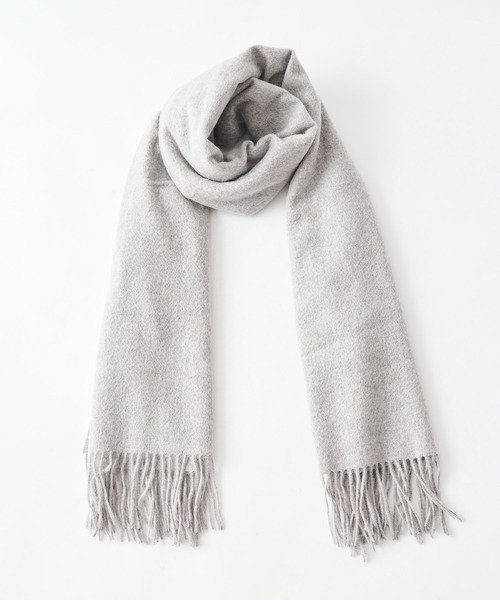 RIVE DROITE（リヴドロワ）の「巻き方次第で色々なアレンジが楽しめる　カシミヤストール（ストール/ショール・レディース・イエロー/アイボリー/グレー/レッド・FREE）」の22枚目の写真