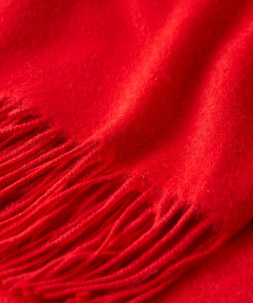 RIVE DROITE（リヴドロワ）の「巻き方次第で色々なアレンジが楽しめる　カシミヤストール（ストール/ショール・レディース・イエロー/アイボリー/グレー/レッド・FREE）」の10枚目の写真