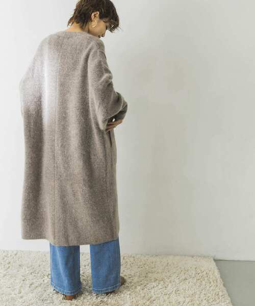 URBAN RESEARCH(アーバンリサーチ)の「モヘヤストレッチロングカーディガン(カーディガン/ボレロ・レディース・グレー系その他/ブラウン・FREE)」の21枚目の写真