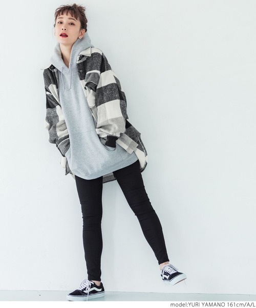 coca（coca）（コカ）の「ビンテージライクチェックジャケット（その他アウター・レディース・ブラウン/ブラック/グリーン/C/B/A・L/M）」の14枚目の写真