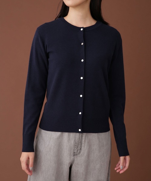 NANO universe（ナノユニバース）の「WEB限定/ゴールドボタンニットアンサンブル 長袖（アンサンブル・レディース・ネイビー/ブルーグリーン/アイボリー・FREE）」の14枚目の写真
