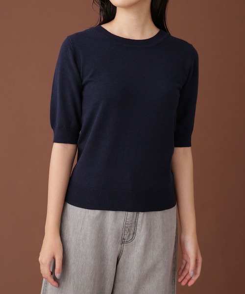 NANO universe（ナノユニバース）の「WEB限定/ゴールドボタンニットアンサンブル 長袖（アンサンブル・レディース・ネイビー/ブルーグリーン/アイボリー・FREE）」の19枚目の写真