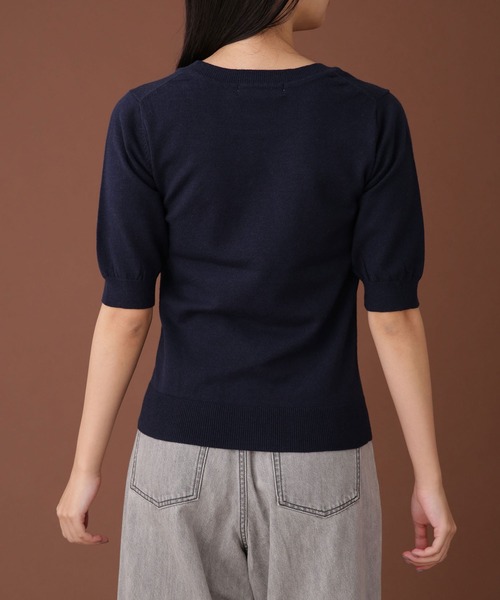 NANO universe（ナノユニバース）の「WEB限定/ゴールドボタンニットアンサンブル 長袖（アンサンブル・レディース・ネイビー/ブルーグリーン/アイボリー・FREE）」の21枚目の写真