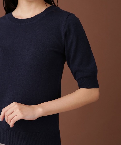 NANO universe（ナノユニバース）の「WEB限定/ゴールドボタンニットアンサンブル 長袖（アンサンブル・レディース・ネイビー/ブルーグリーン/アイボリー・FREE）」の22枚目の写真