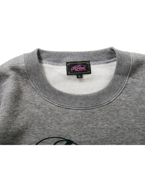 ROTAR（ローター）の「ROTARS 217 sweat スウェット トレーナー 裏起毛（スウェット・メンズ・ブラック/バーガンディー/ミックスグレー・LARGE/MEDIUM/X-LARGE/SMALL）」の10枚目の写真