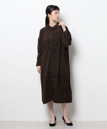 Samansa Mos2 | コーデュロイシャツワンピース(シャツワンピース)