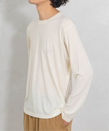 EDIFICE | GRANDICH ウール ロングスリーブ ニットソー(Tシャツ/カットソー)