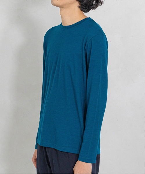 EDIFICE（エディフィス）の「GRANDICH ウール ロングスリーブ ニットソー（Tシャツ/カットソー・メンズ・ホワイト/ブラック/ベージュ/グリーン系その他/ボルドー/マスタード・SMALL/MEDIUM/LARGE）」の12枚目の写真